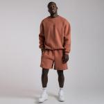 2 Piece Short Set Sportswear Tracksuits Crewneck Fitted Sweatsuit Sport Unisex