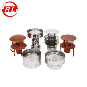 China 125mm Chimney Cowl Anti Rain Guard Stainless Steel 304 For Gas Fireplace factory