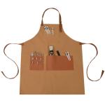 Gardening Barber Waxed Cotton Apron Multiple Pockets Stylish Commercial
