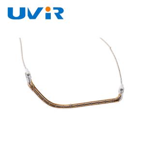 China Contour Emitter 3D Infrared Heating Element Tube With Gold Plated Reflective Layer factory