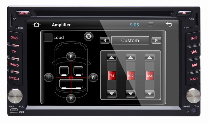 Ouchuangbo Car Multimedia Android 4.2 for Nissan Frontier /Treeano /Micra DVD Stereo Radio Player iPod USB OCB-2813B