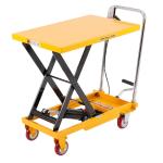 350kg Hand Scissor Trolley Lift Platform Hydraulic Trolley 500kg