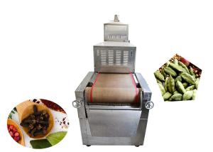 China Microwave Stainless Steel Food Dehydrator Dryer Machine 400-500kg/H Capacity factory