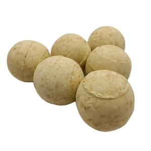 China 1.0% CaO and 1.2% MgO Content High Alumina Ceramic Balls for Heat Resistant Fire Brick factory