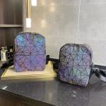 Geometric Rhombic Luminous Color-Changing Material Student Schoolbag Korean