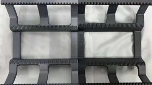 China Thermal Conductivity Black 160 W/M K Silicon Carbide Pipe For Solar Cells factory
