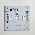 125x125mm SMD2835 Chip Dimmable LED Module 42PCS 2700K Light Color