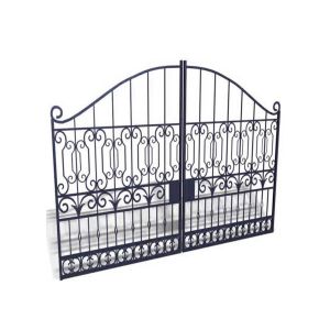 Architectural Wrought Iron Cast Iron Garden Gate European Style