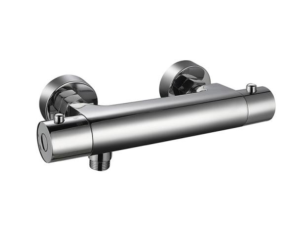 Thermostaic Temperature Adjustable Shower Spout Mixer Bathroom Chrome Color