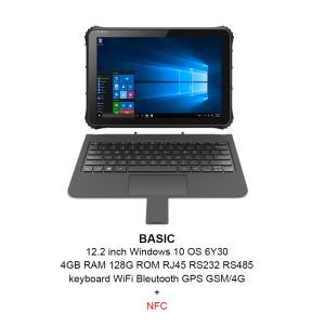 China 12.2 Inch 1920x1200 Windows 10 Rugged Tablet Intel CPU 6Y30 factory