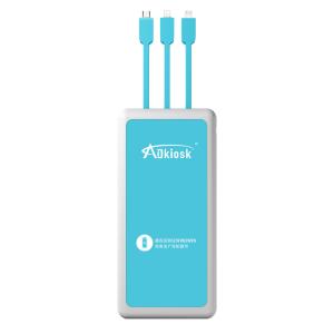 China 8 Slots Big Capacitive Power Bank Commercial Rental Mobile Phone Charging Kiosk factory