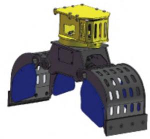 China 6-50ton Excavator Demolition Grapple Heavy Duty Durable Abrasion Resistant factory