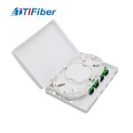 Wall Mounted SC 4 Ports Fiber Terminal Box Fiber Optical 4 Core Indoor