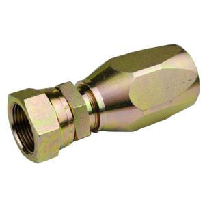 China Brass Reusable Hose Fittings / Female Bsp 60 Cone Fittings 22618d-R5 factory