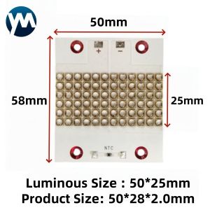 210W UV LED 365nm 395nm PCB Good Quality Seamless Splicing Module LED for Screen