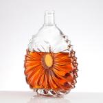 Most Popular Style 500ml 750ml Brandy Glass Bottles with Cap Super Flint Glass
