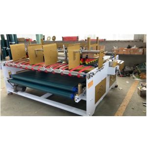 Large Stock Semi Automatic Box Folder Gluing Machine for Corrugated Carton Boxes