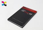 Offet Hardcover Book Printing Spot Shinny With Dust Jacket Black White Color