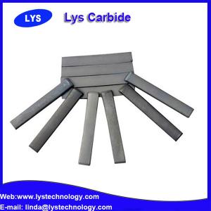 China Solid sintered tungsten carbide wear strips factory