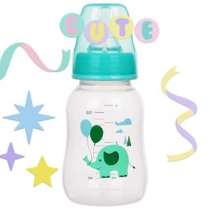 China 5oz 130ml Standard Baby Feeding Bottle With Double Handle PP factory