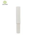 Customized White Tube Packaging Lip Brush Screw Cap Diameter 19 MM