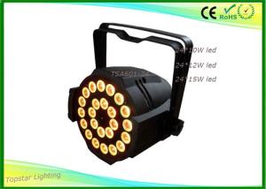 China 24 x 15w Dj Stage Light 5in1 Rgbwa Led Par 64 Dj Lighting 5in1 Par Can Dj Club Event TSA106-24 factory