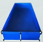 Above Ground Small Plastic Fish Pond , Water Storage Tanks Laminated Tarpaulin