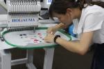 Lowest price one head high quality bead embroidery machine similar to tajima