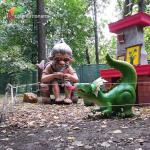 Outdoor Decor Custom Made Animatronics Metal Frame Giant Character
