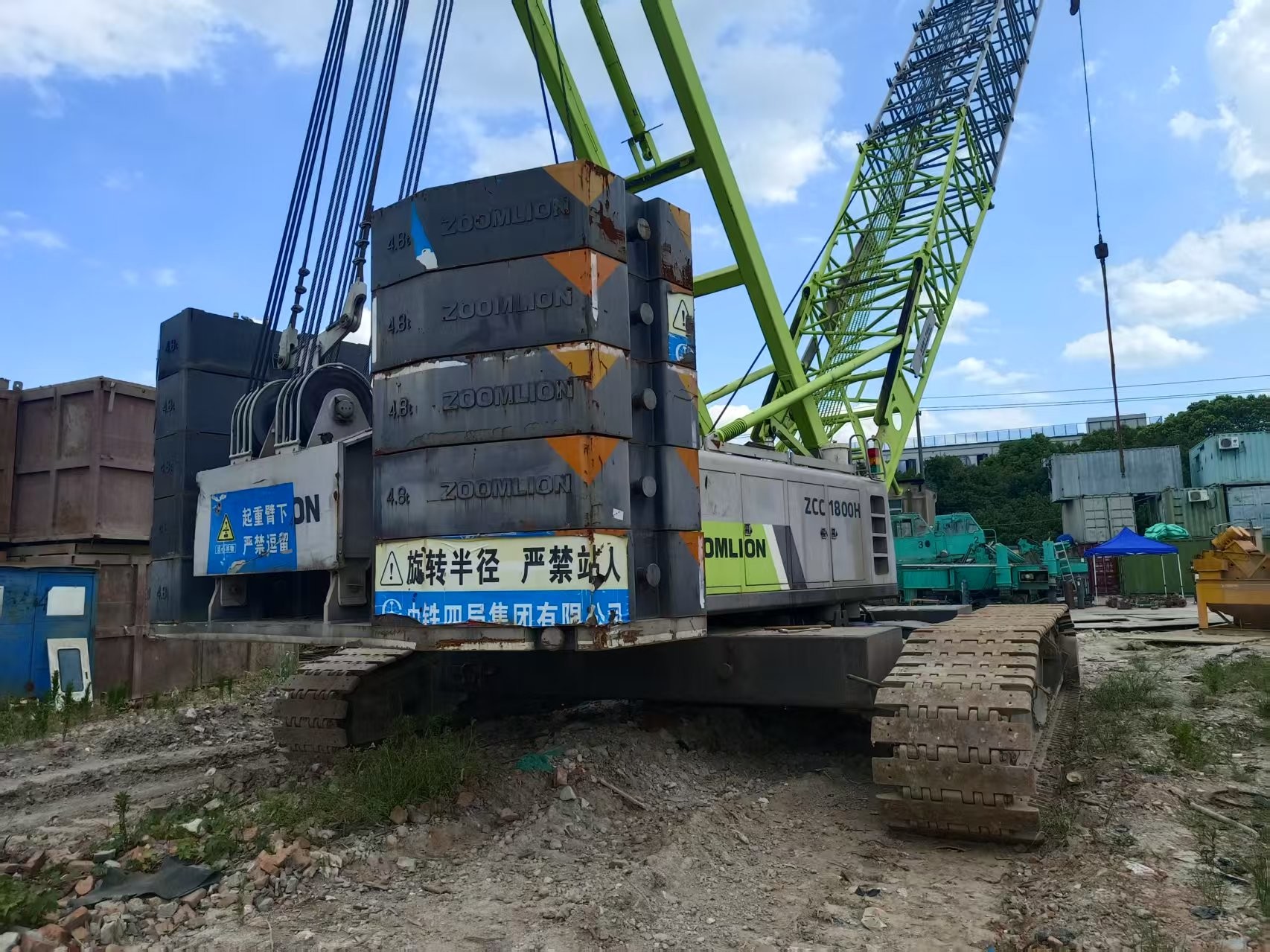 Safe Operation Energy Efficient 180 Ton Lattice Boom Crane For Sale