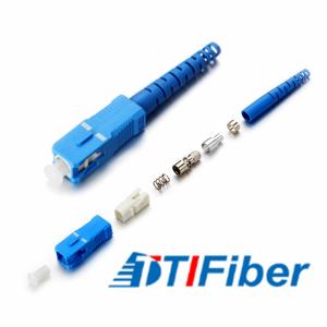China Plastic Material Fiber Optic Cable Connectors SC UPC SM MM Type For FTTH Network factory