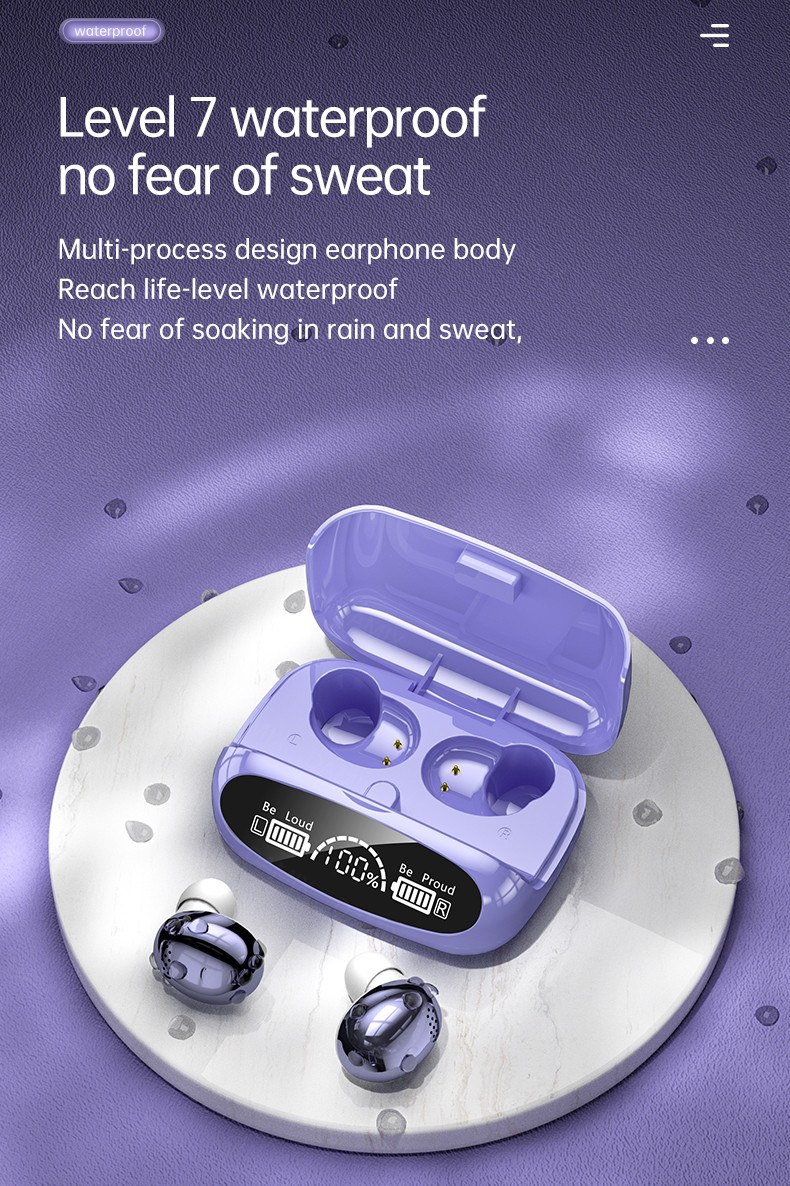 AVRCP Noise Canceling Earphone HiFi Sound IPX7 With DSP Technology