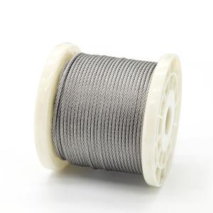 China 1.5mm 1.8mm 2mm 2.5mm Ss Wire Rope 6*7+IWS 7x7 Wire Rope factory