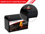 32700 Cells Lifepo4 Battery Pack 12v 100ah MSDS 2000 Cycles