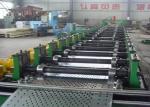 Steel Cable Tray Storage Rack Roll Forming Machine 77.2kw Total Power