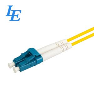 China APC LC / LC Duplex LSZH Jacket Fiber Patch Cord factory