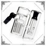 Glass Ashcatchers Showerhead With 6 Tree Arms Percs Black Ash Catcher