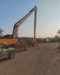 Excavator 20 Meter Long Reach Boom And Arm For Kobelco SK380