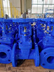China PN10 PN16 125lb 150lb Flanged Rising Stem Gate Valve For Electric Actuator Operation factory