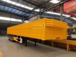 11R22.5 12R22.5 315/80R22.5 Tri-axles Detachable Side Wall Trailers for Bulk