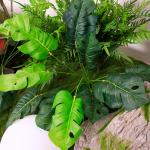 Touch Silk Artificial Potted Floor Plants For Wedding Decoration