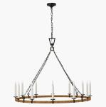 Vsual Comfort Darlana XL Wrapped Ring Chandelier CHC 5874