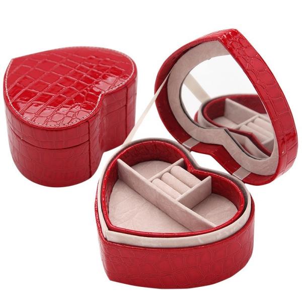Heart Shape Cool Jewelry Organizer , Jewellery Box For Teenager Trinket Novelty
