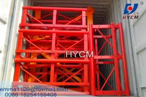 China SC Building Lifter Spare Parts Mast Section with Racks And Bolts factory