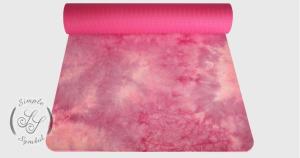 China Custom Eco Friendly Digital Printed Suede Yoga Mat, Vivid printing factory