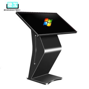 China 43&quot; LCD Screen LED Light Interactive Touch Table Display 1920x1080 Full HD 1080p Video Floor Kiosk factory