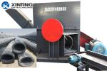 TUV Single Shaft Shredder For Waste Material Wood Pallets Lumps Big Diameter Of