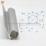 SUS Aluminium Lean Tube Industrial Round Profile OD 28mm For Industrial Rack