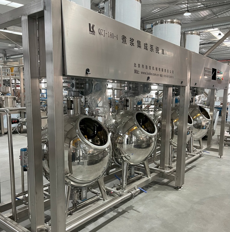 Automatic Soymilk / Soybean Milk Heating And Cooking Machine For Tofu Production