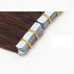 Brazilian Peruvian PU Tape Hair Extensions , Glue In Hair Extensions Bundles
